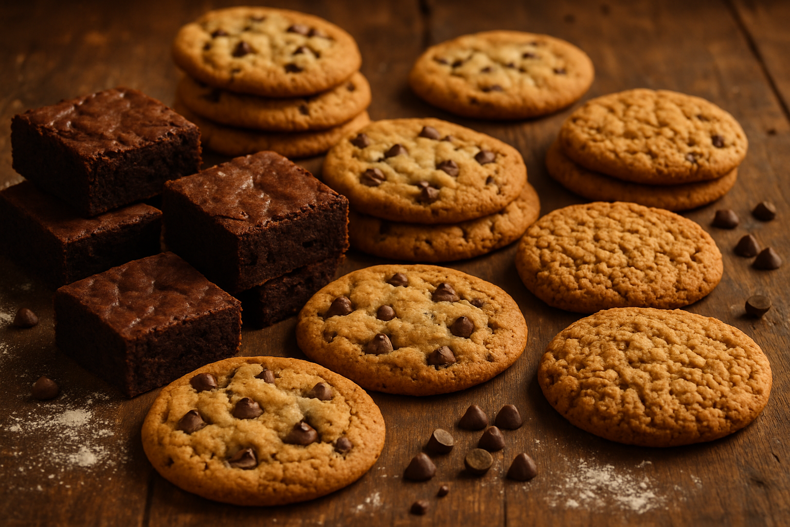 cookes, brownies