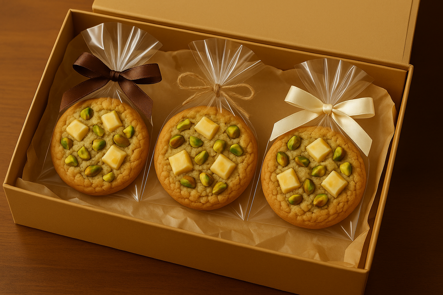 Pistachio & White Chocolate Cookie – Buttery, Nutty & Elegant