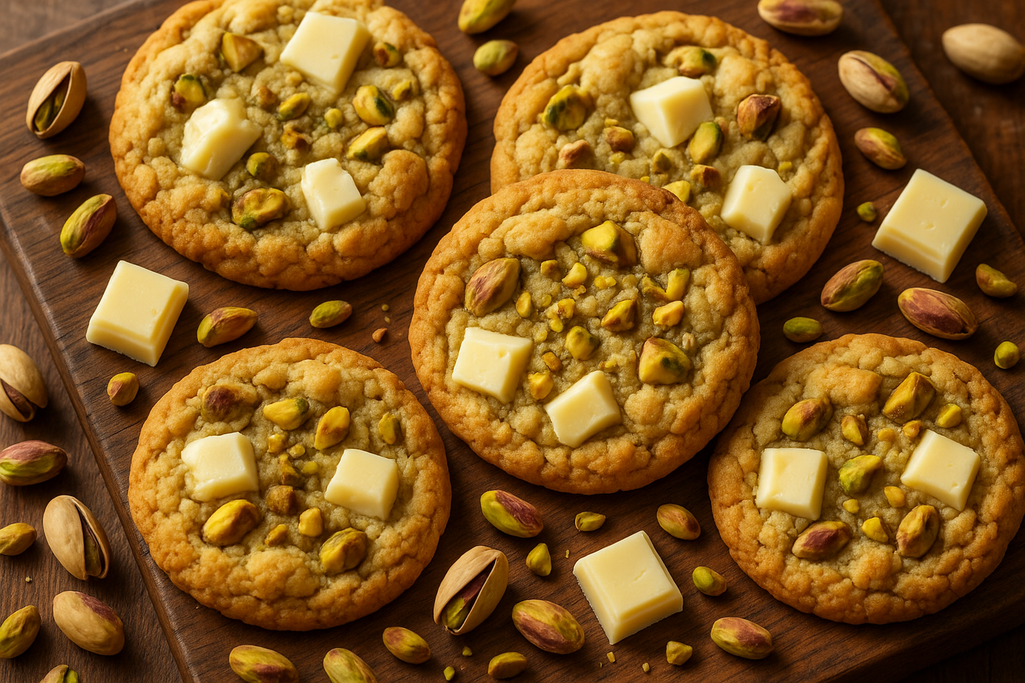 Pistachio & White Chocolate Cookie varias guntas 